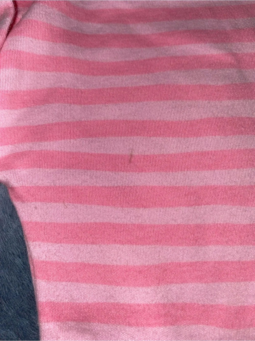 Vtg Y2K Disney Winnie the Pooh Piglet Pink Striped Footed PJs for Baby w/bib